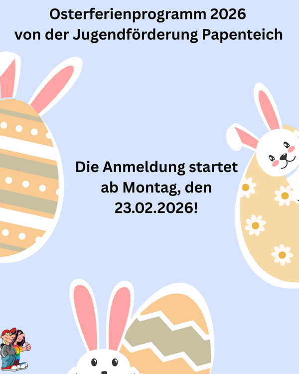 Bild vergr&ouml;&szlig;ern: Osterferienprogramm 2026 von der Jugendf&ouml;rderung Papenteich