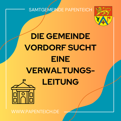 Stellenausschreibung Gem Vordorf