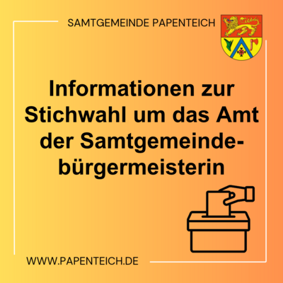 Stichwahl um das Amt der Samtgemeindeb&uuml;rgermeisterin