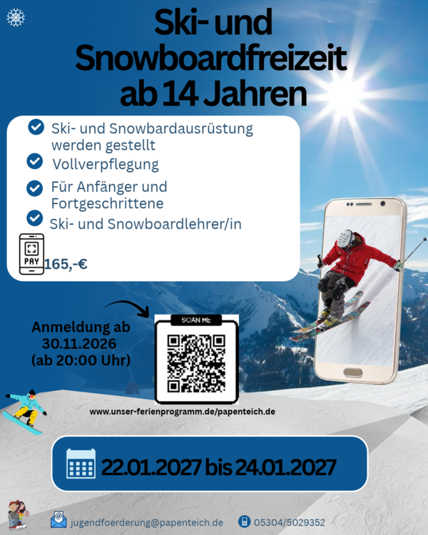 Bild vergr&ouml;&szlig;ern: Ski- und Snowboardfreizeit ab 14 Jahreen